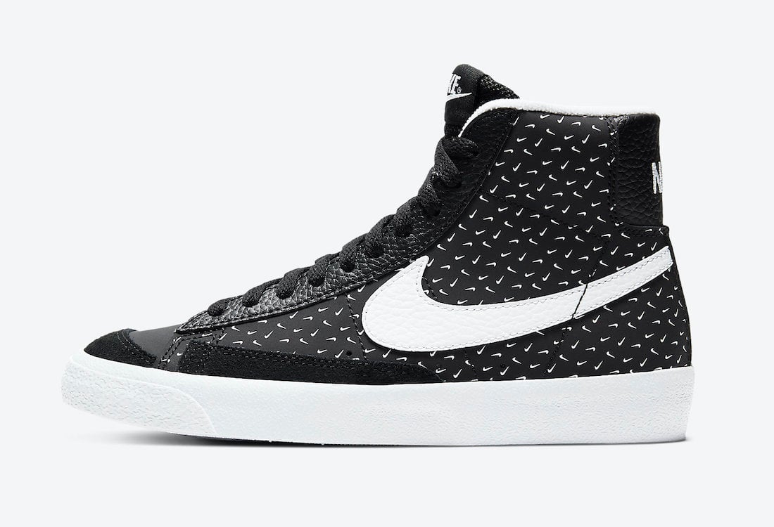 Nike Blazer Mid Polka Swooshes DC9197-001 Release Date Info