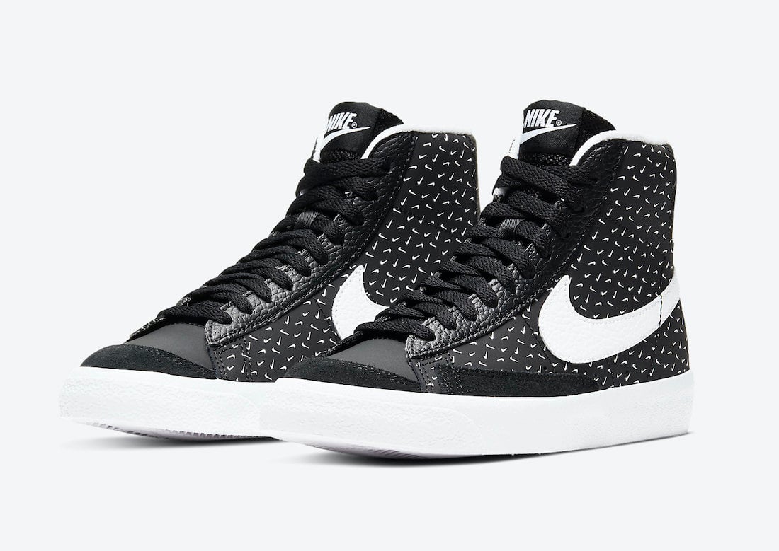 Nike Blazer Mid Polka Swooshes DC9197-001 Release Date Info