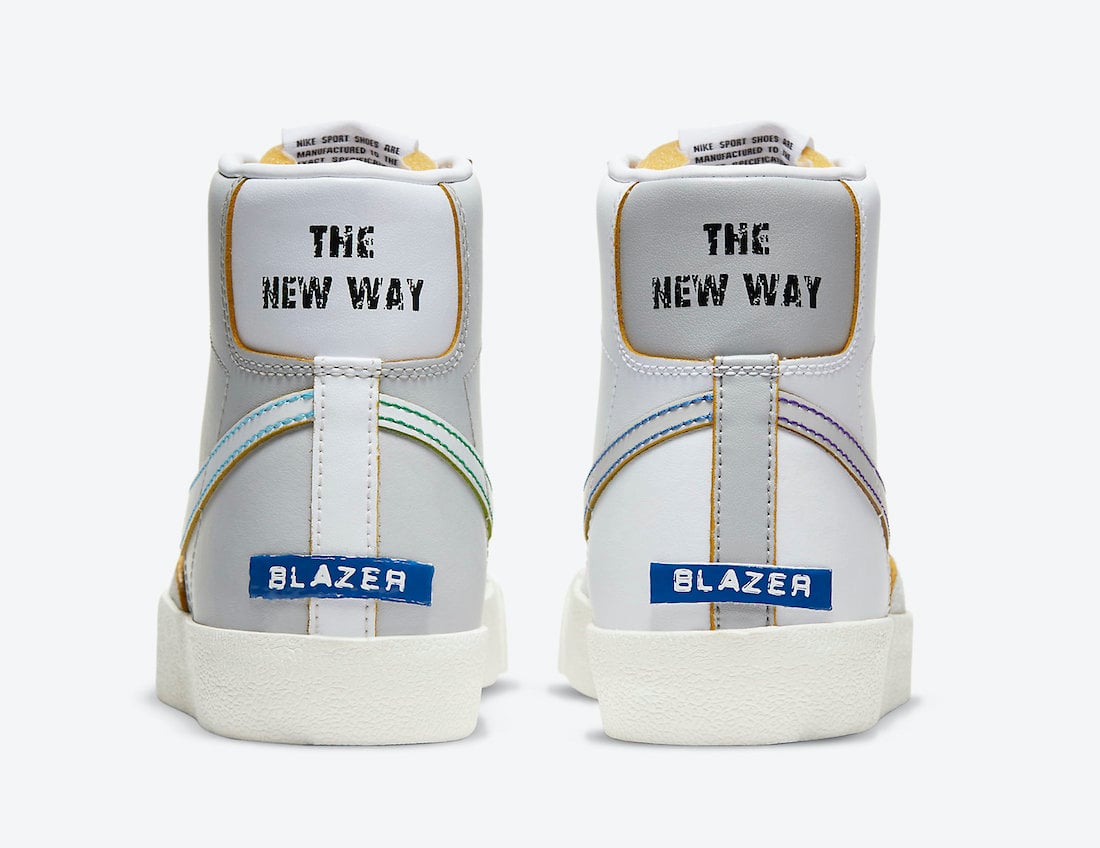 Nike Blazer Mid ’The New Way’ Features Wear-Away Swoosh Logos