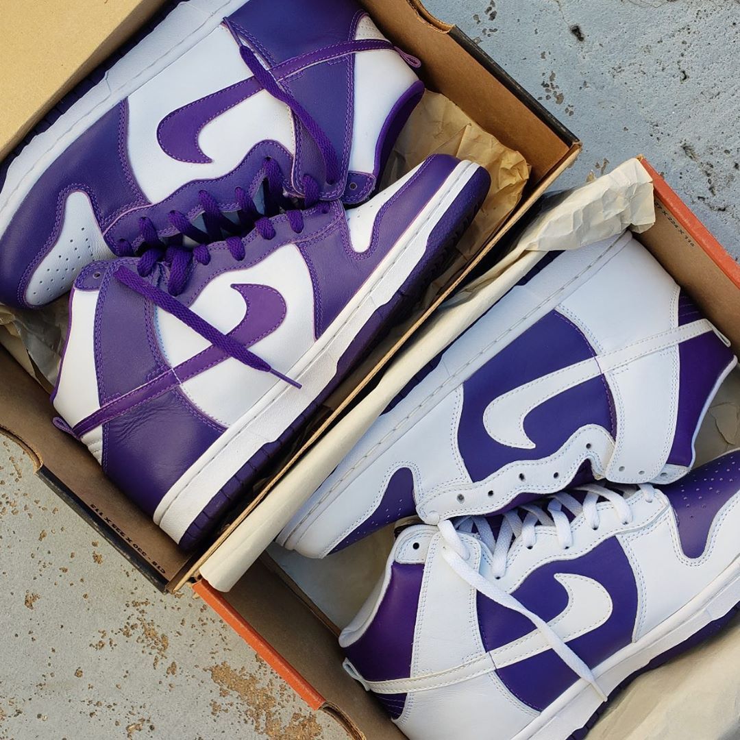 Nike Dunk High Varsity Purple DC5382-100 Release Date Info | SneakerFiles