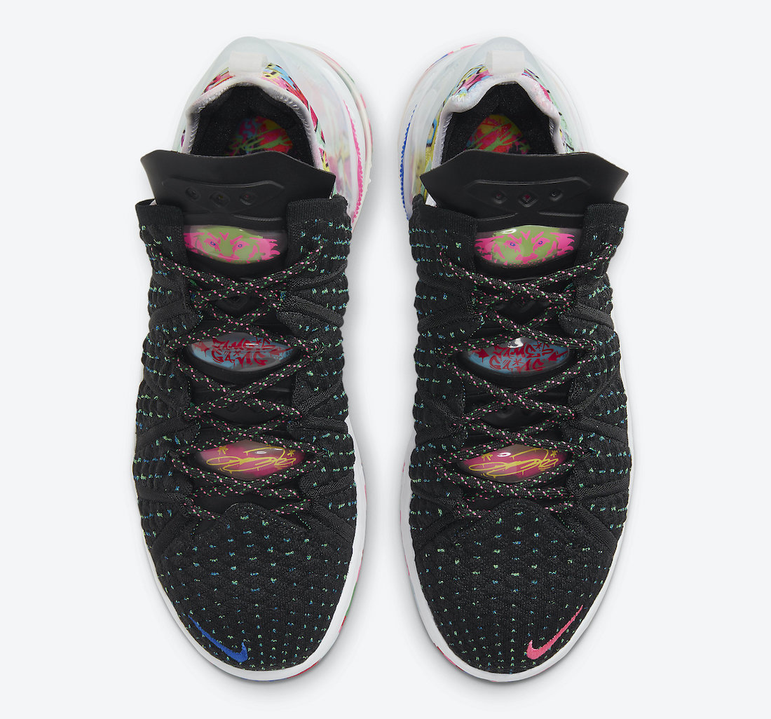 Nike LeBron 18 James Gang Multicolor CQ9283-002 Release Date