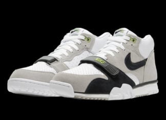 nike white retro trainers