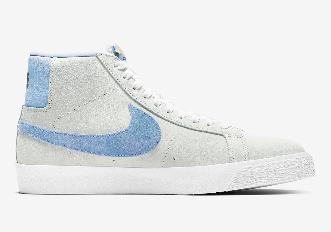 Nike SB Blazer Mid Grey Blue White 864349-008 Release Date Info