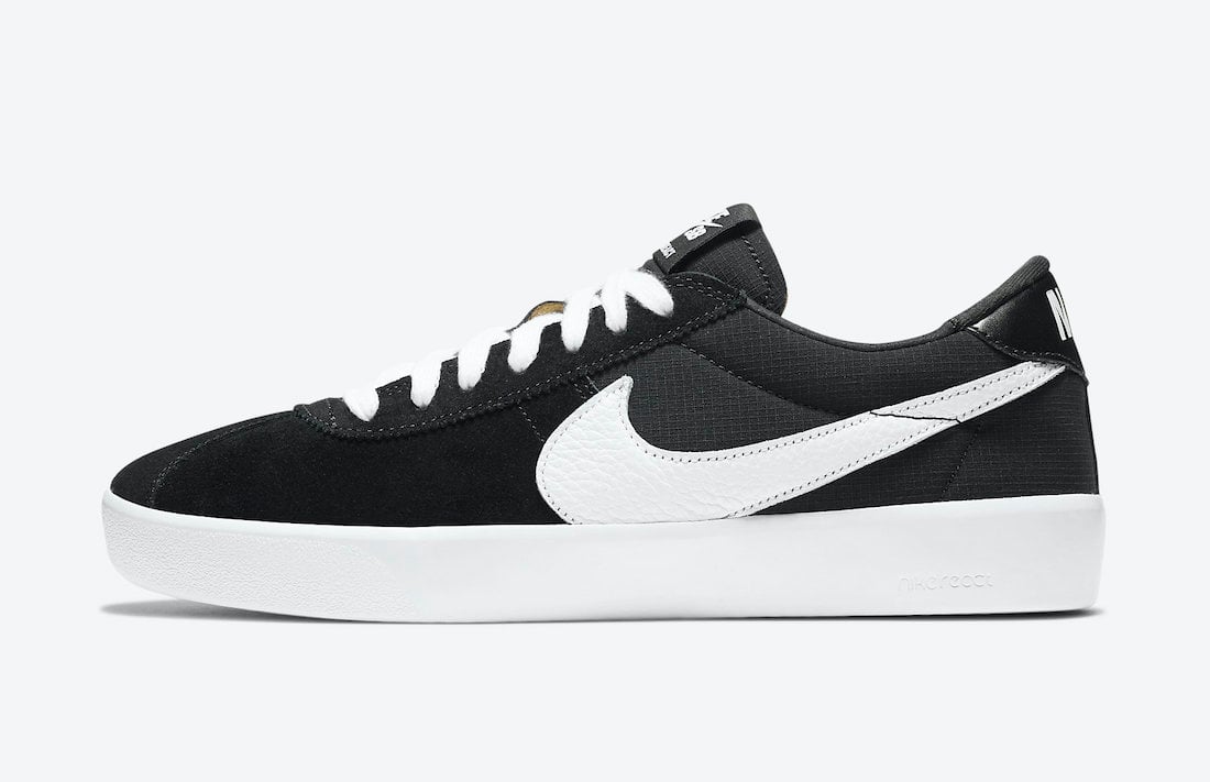 Nike SB Bruin React Black White CJ1661-001 Release Date Info