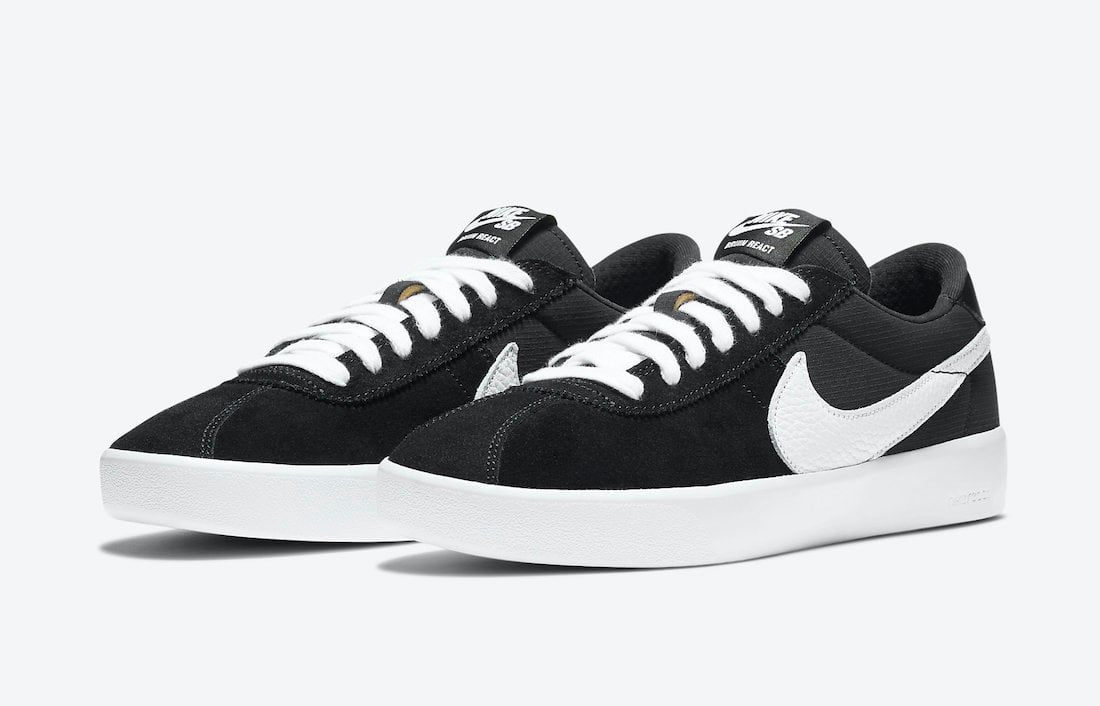 Nike SB Bruin React Available in Black and White