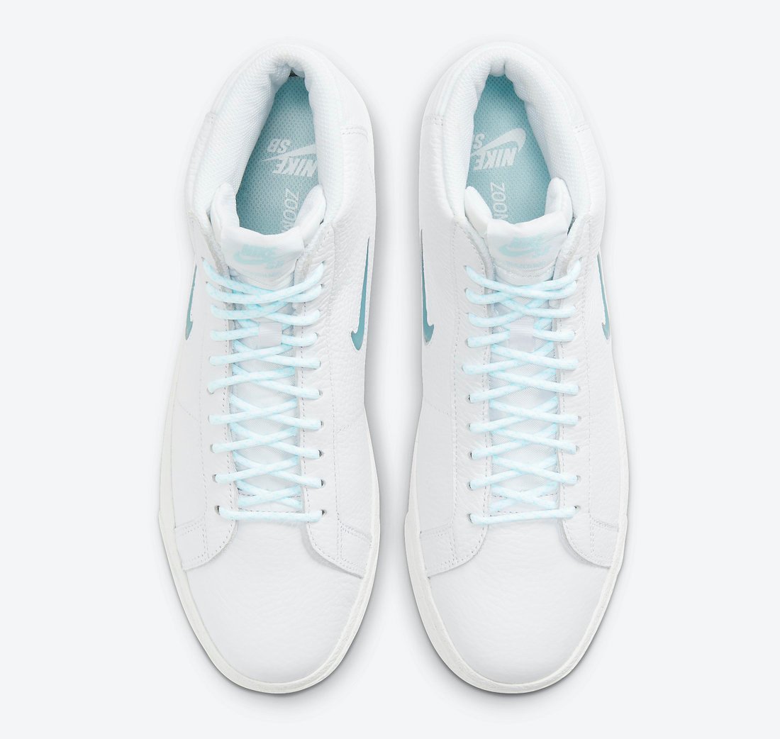 Nike SB Zoom Blazer Mid Premium Glacier Ice CU5283-100 Release Date Info