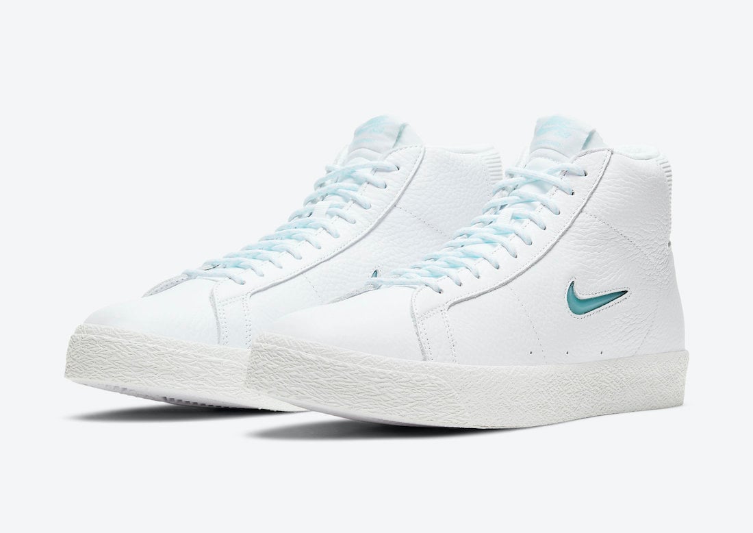 Nike SB Zoom Blazer Mid Premium ‘Glacier Ice’ Releasing with Jewel Swooshes