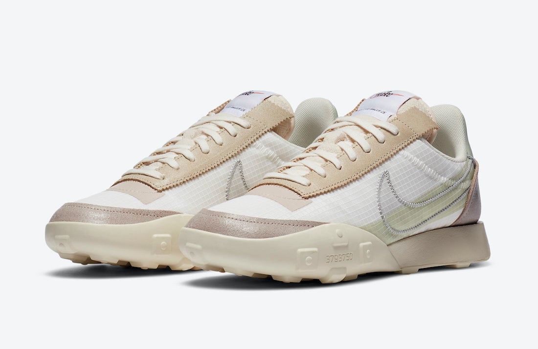 Nike Waffle Racer 2X Pale Ivory Jade Aura CW1274-100 Release Date Info