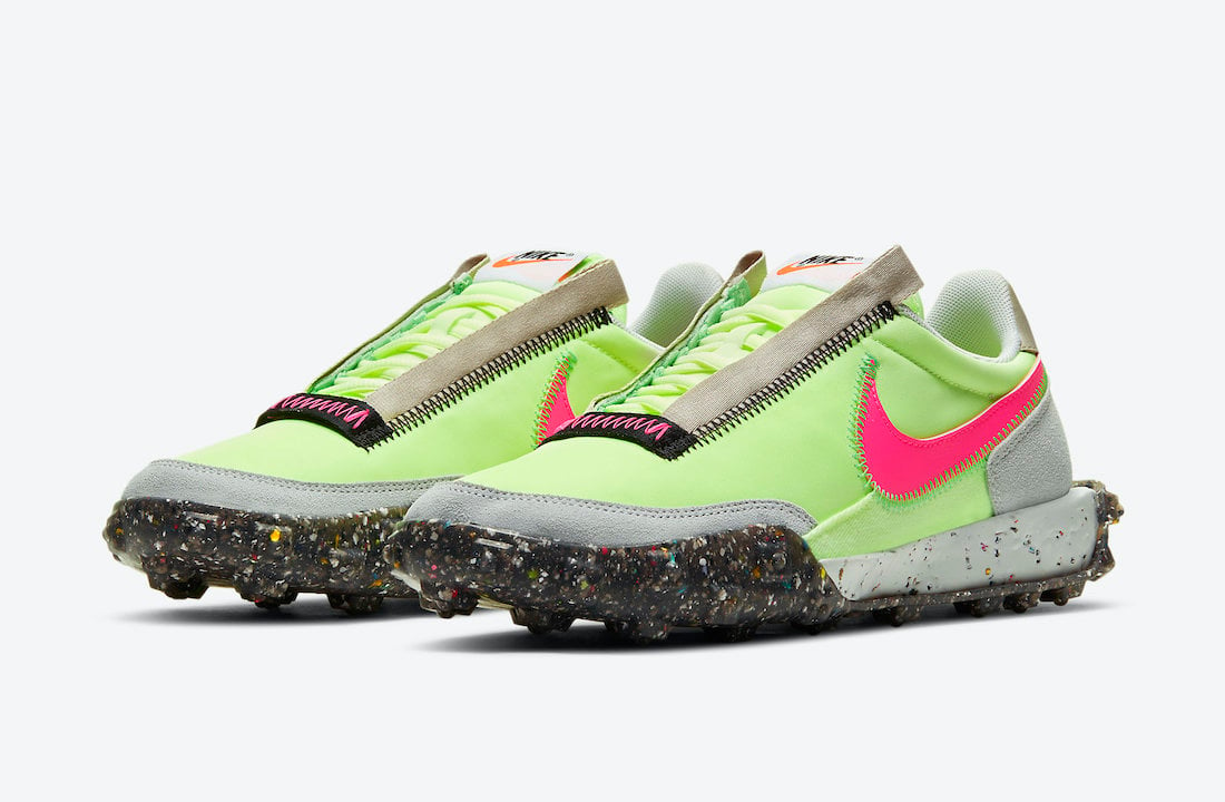 Nike Waffle Racer Crater Barely Volt CT1983-700 Release Date Info