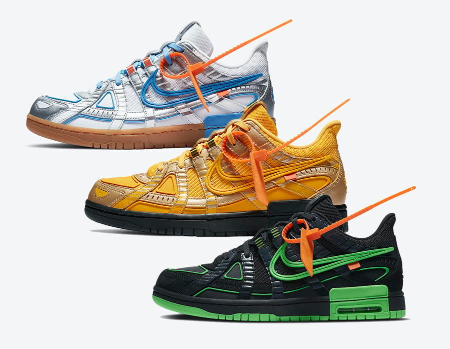 Off-White x Nike Air Rubber Dunk Collection Release Details
