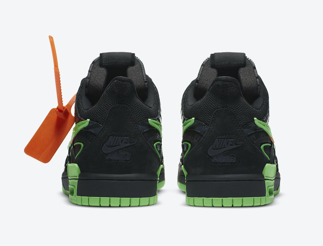 Off-White Nike Air Rubber Dunk Green Strike CU6015-001 Release Date