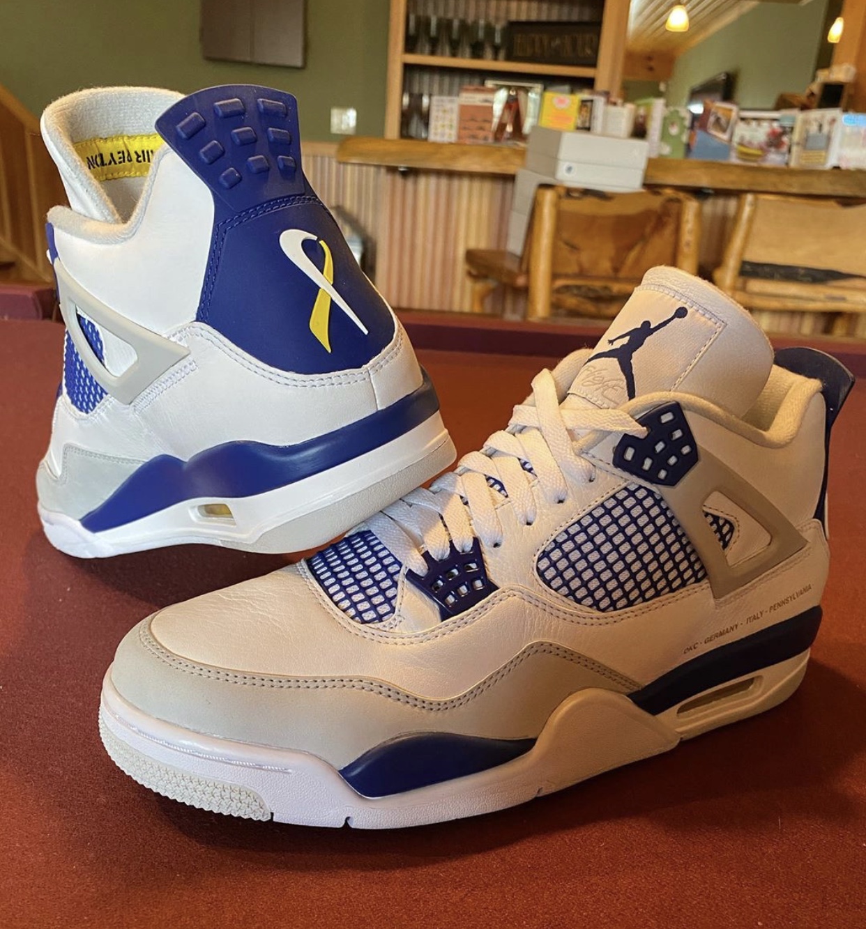 Peyton Smith Air Jordan 4 Make-A-Wish