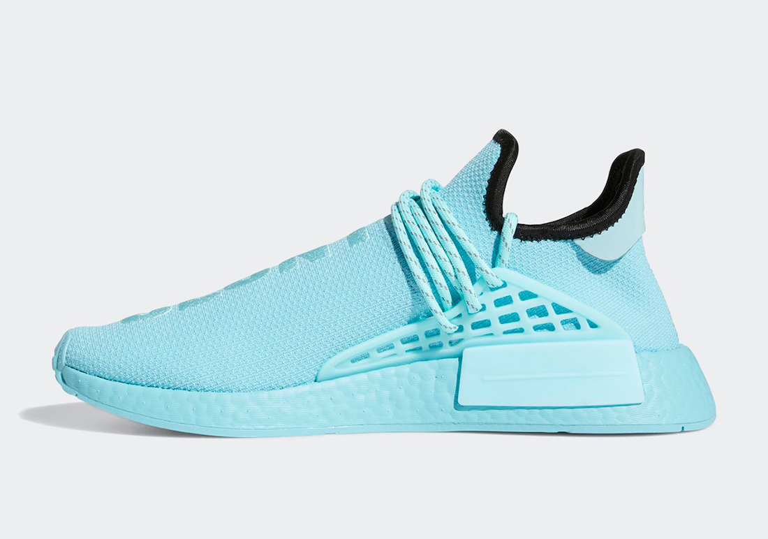 Pharrell adidas NMD Hu Aqua Blue GY0094 Release Date