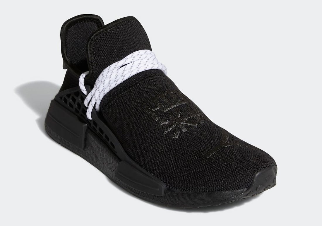 Pharrell adidas NMD Hu Black White GY0093 Release Info