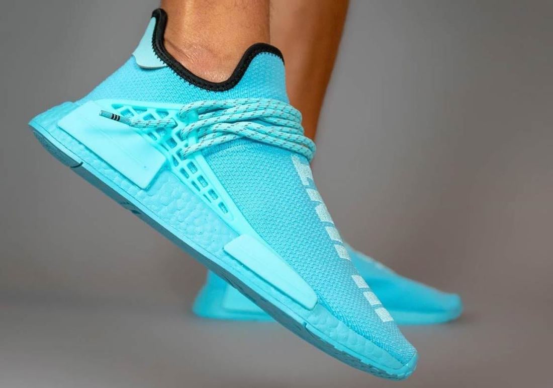 Pharrell adidas NMD Hu Blue GY0094 Release Date Info