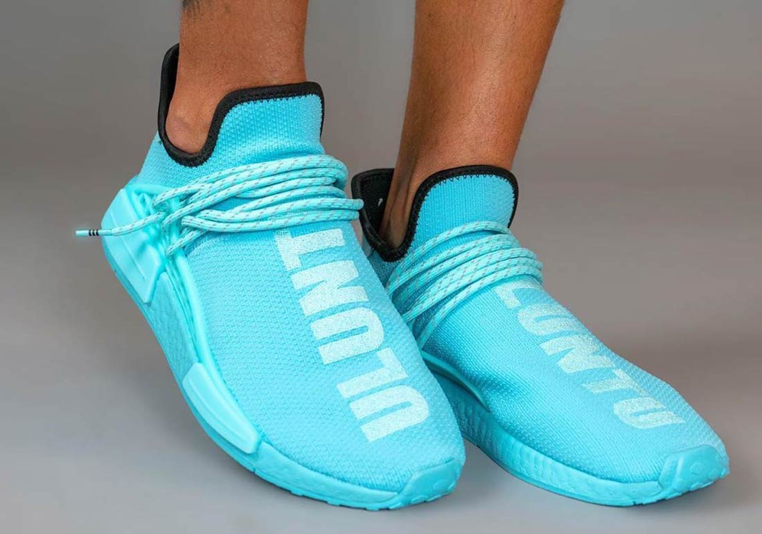 Pharrell adidas NMD Hu Blue GY0094 Release Date Info