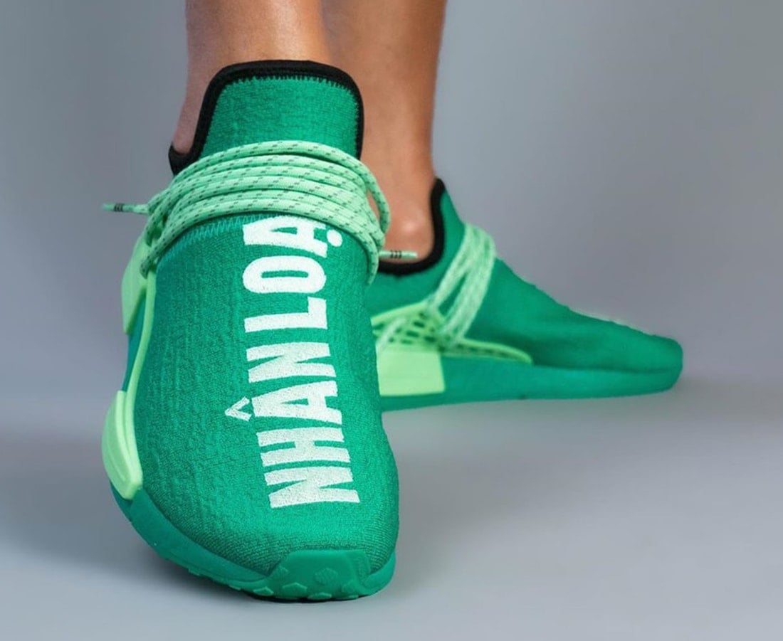 Pharrell adidas NMD Hu Green GY0089 Release Date Info