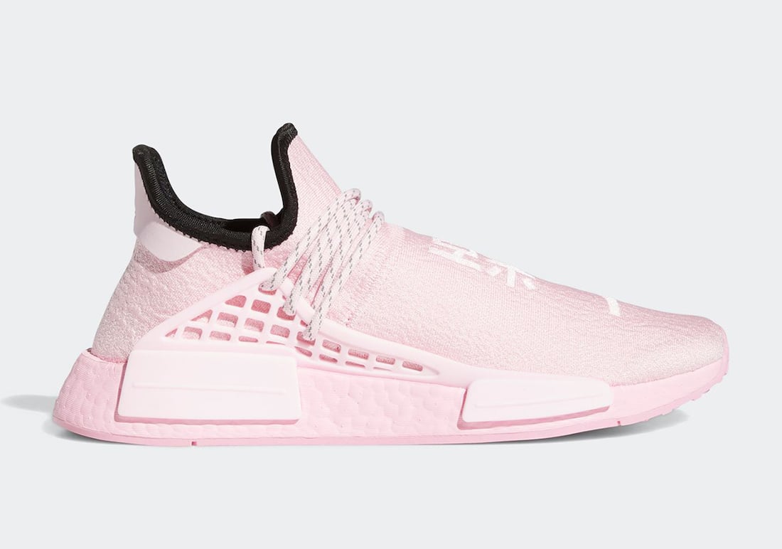 Pharrell adidas NMD Hu Pink GY0088 Release Date