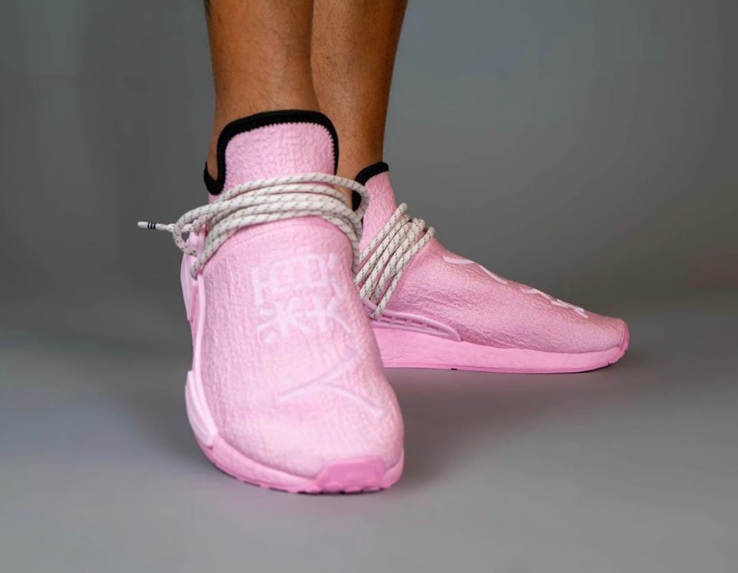 Pharrell adidas NMD Hu Pink GY0088 Release Date Info