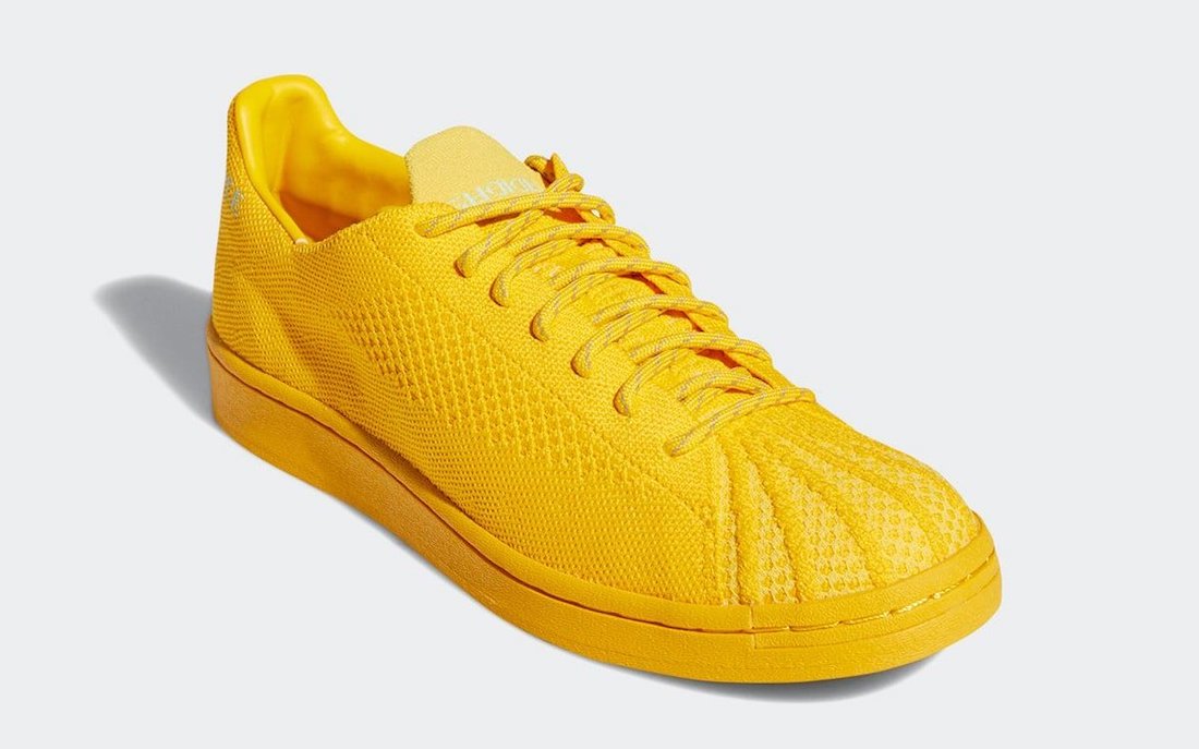 adidas originals superstar primeknit mens yellow