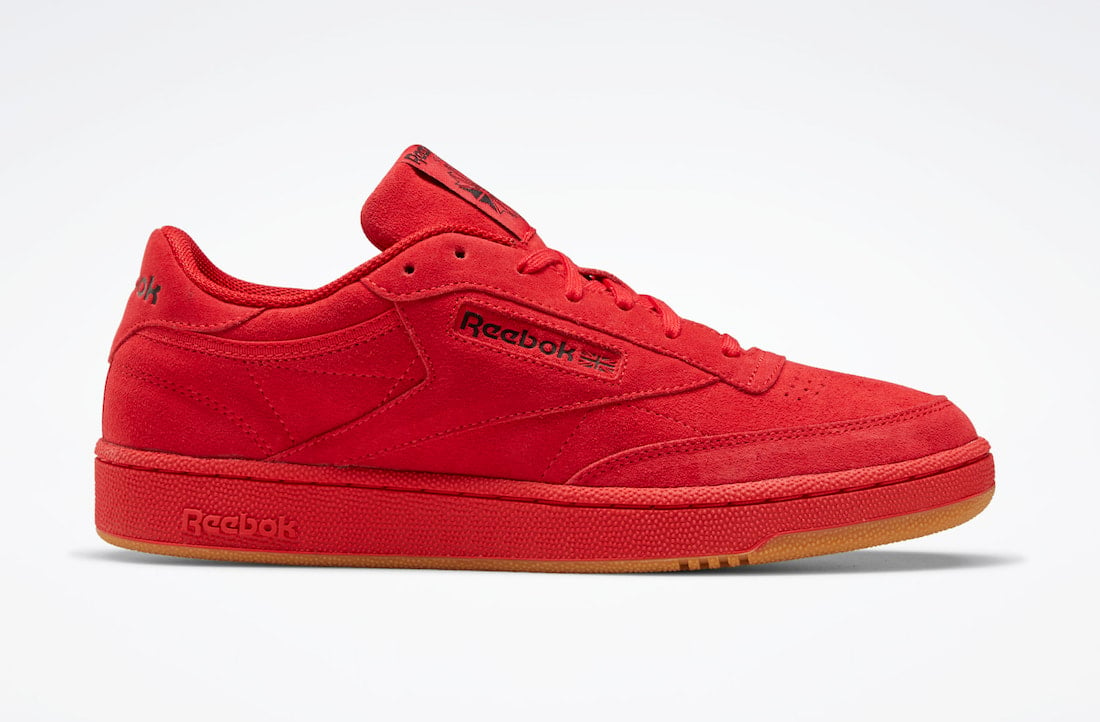 Reebok Club C 85 Available in ‘Red Suede’