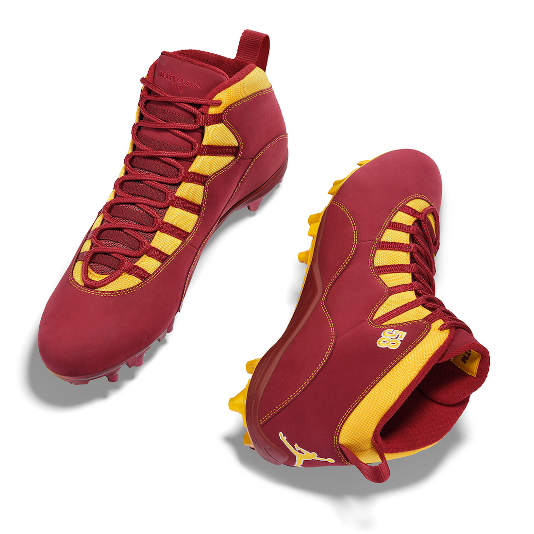 Thomas Davis Air Jordan 10 NFL 2020 PE Cleats