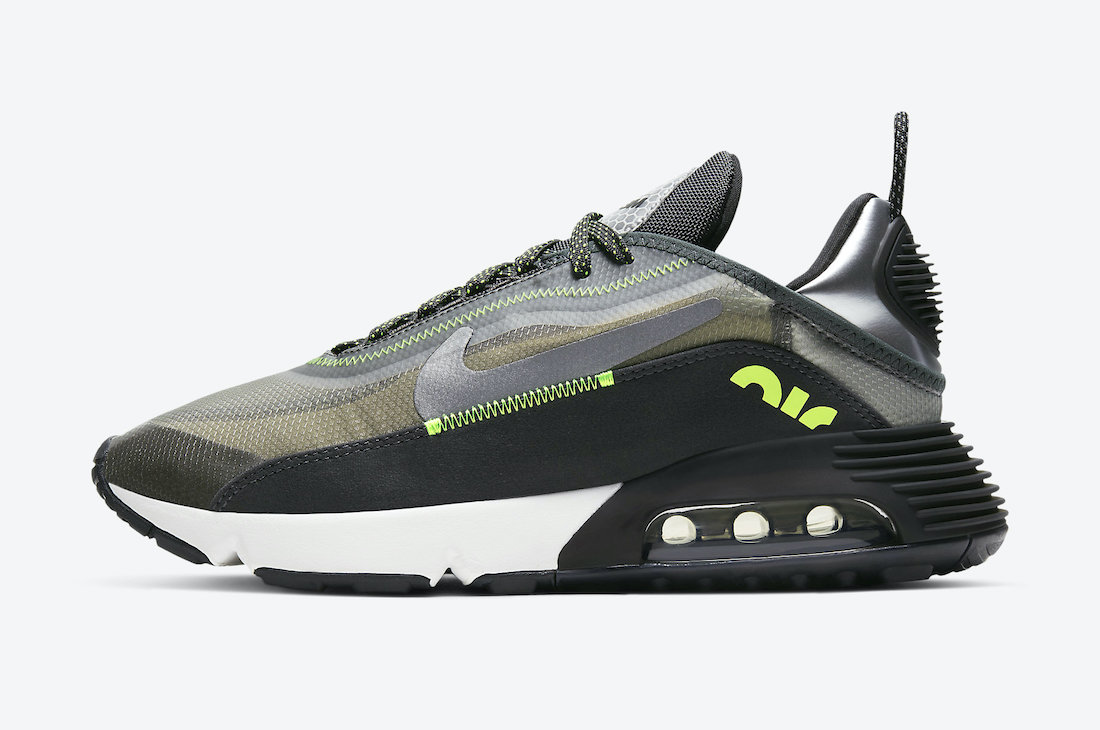 3M Nike Air Max 2090 Black Volt CW8336-001 Release Date Info