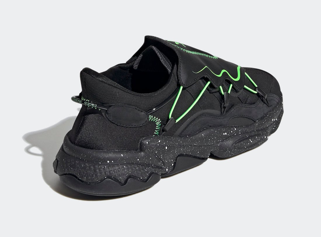 adidas Ozweego Black Green FZ1955 Release Date Info