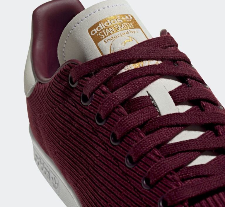 adidas Stan Smith Maroon Corduroy FU9616 Release Date Info | SneakerFiles
