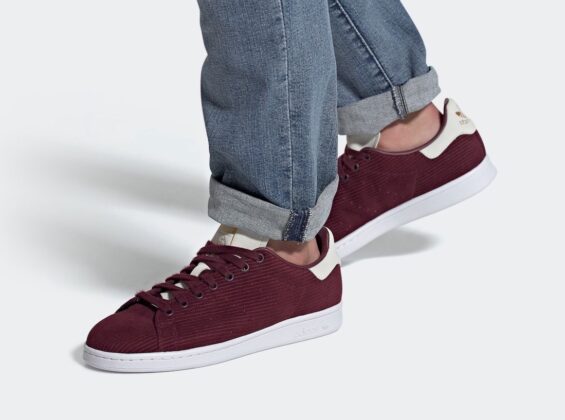 adidas Stan Smith Maroon Corduroy FU9616 Release Date Info | SneakerFiles