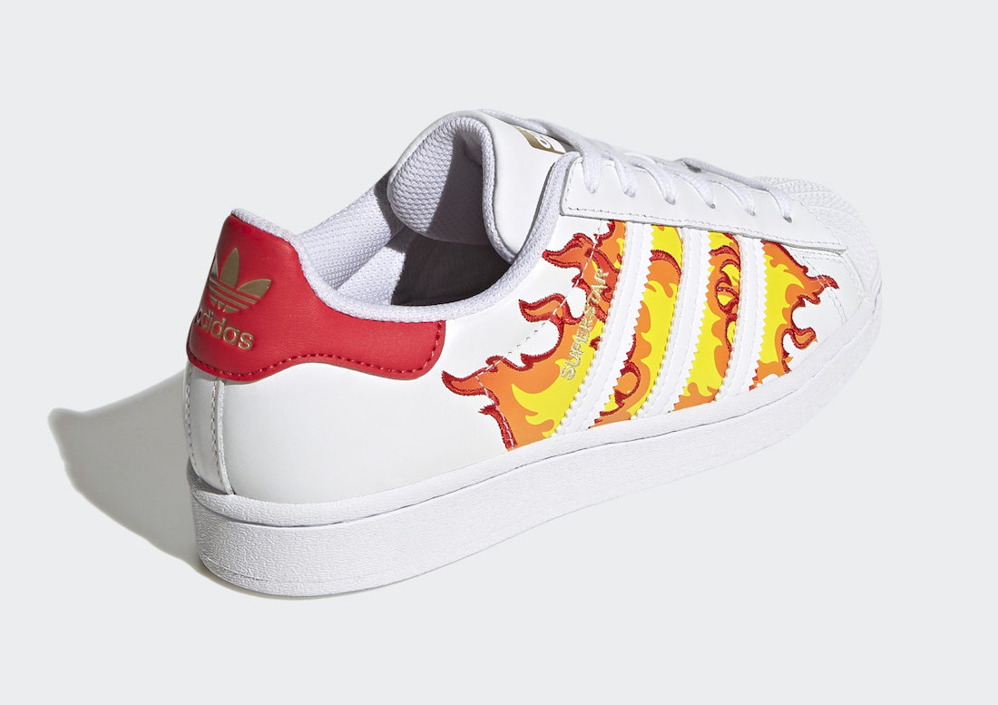 Piscina Faial necesario adidas Superstar Flames FZ4445 Release Date Info | SneakerFiles