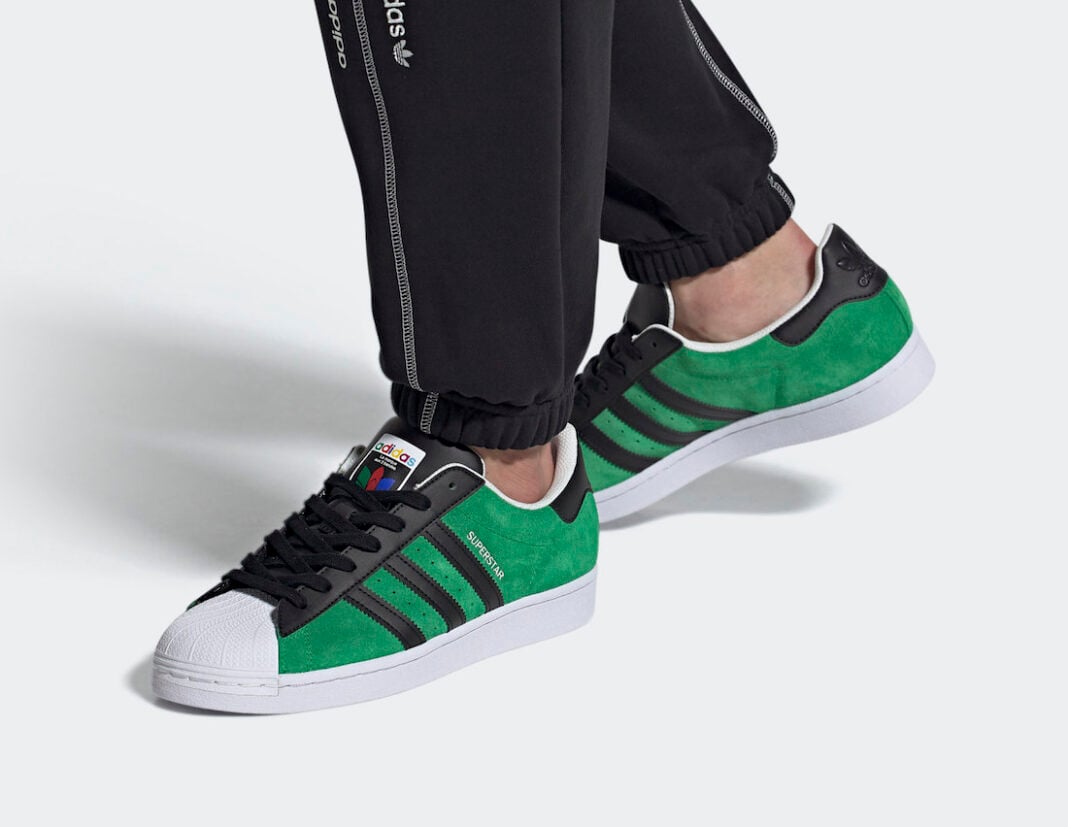 adidas superstar green