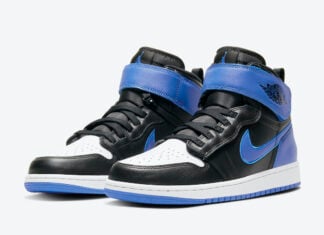 all black jordans with blue bottom