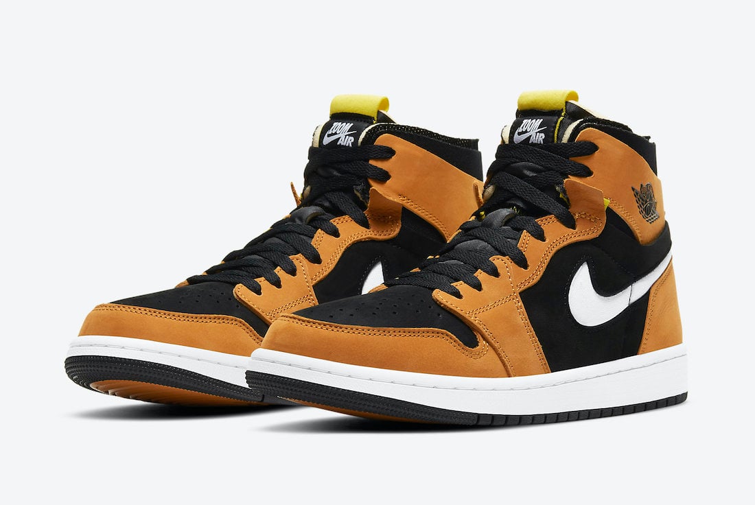 Air Jordan 1 Zoom Comfort Releasing in Black and Wheat