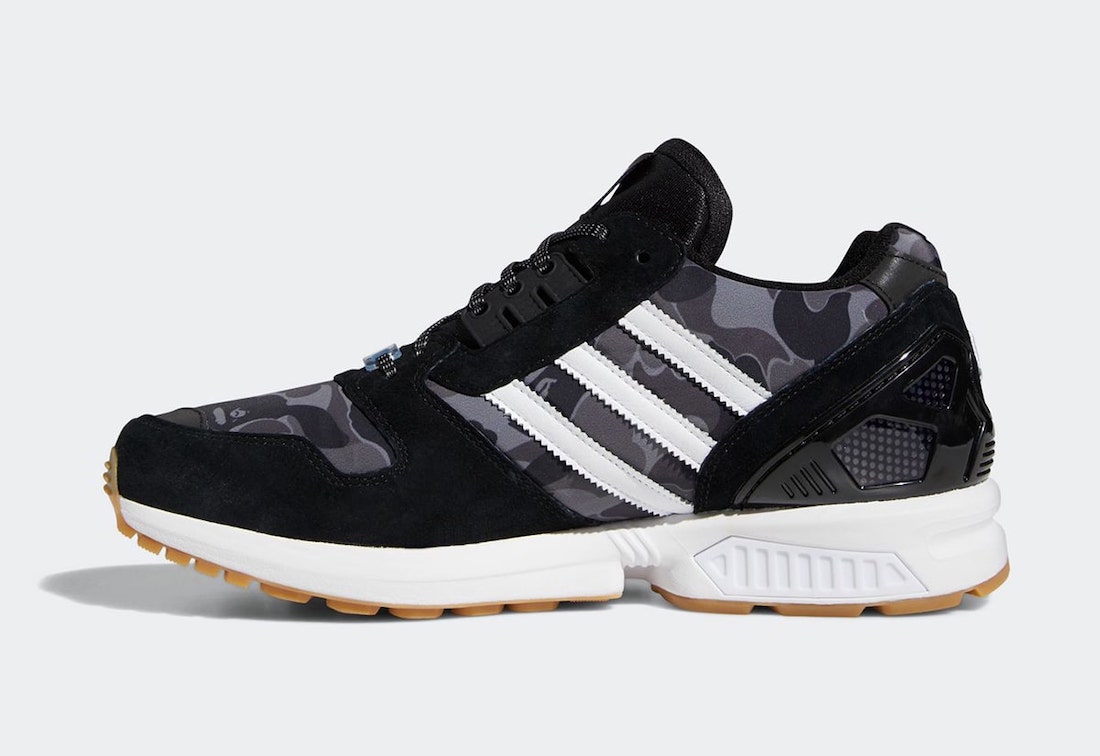 BAPE Undefeated adidas ZX 8000 FY8852 Release Date Info