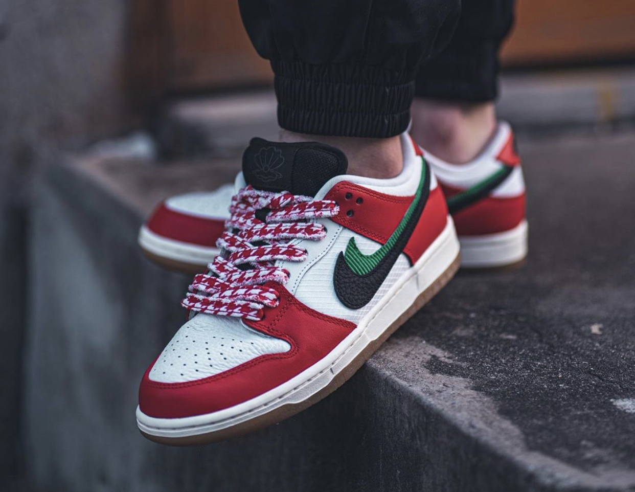 Frame Skate Nike SB Dunk Low Habibi CT2550-600 On Feet