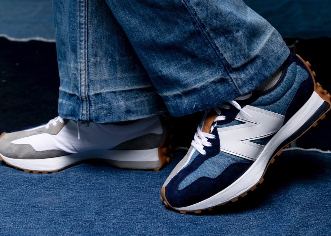 new balance denim sneakers