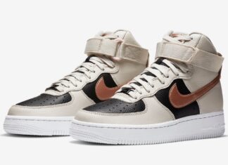 beige air force 1 high top