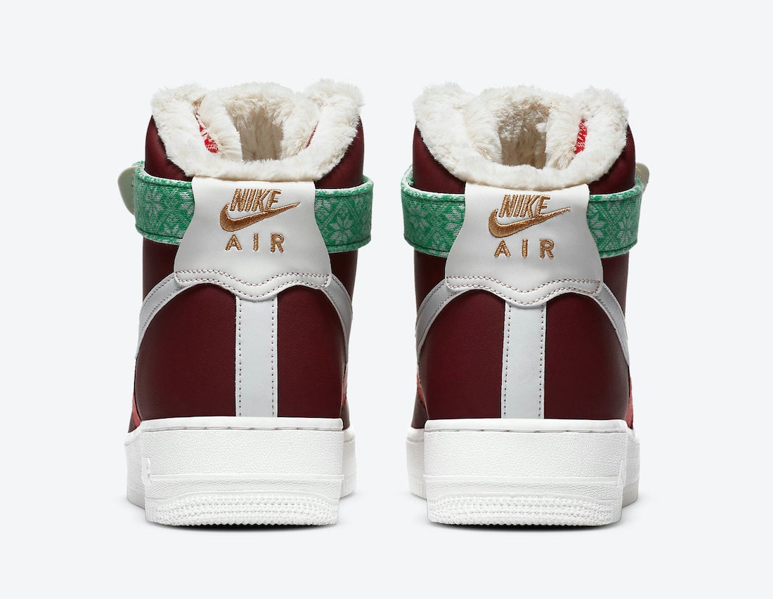 Nike Air Force 1 High Christmas DC1620-600 Release Date Info
