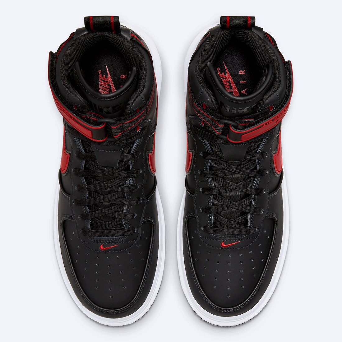 Nike Air Force 1 High Winter Boot Black Red White DA0418-002 Release Date Info