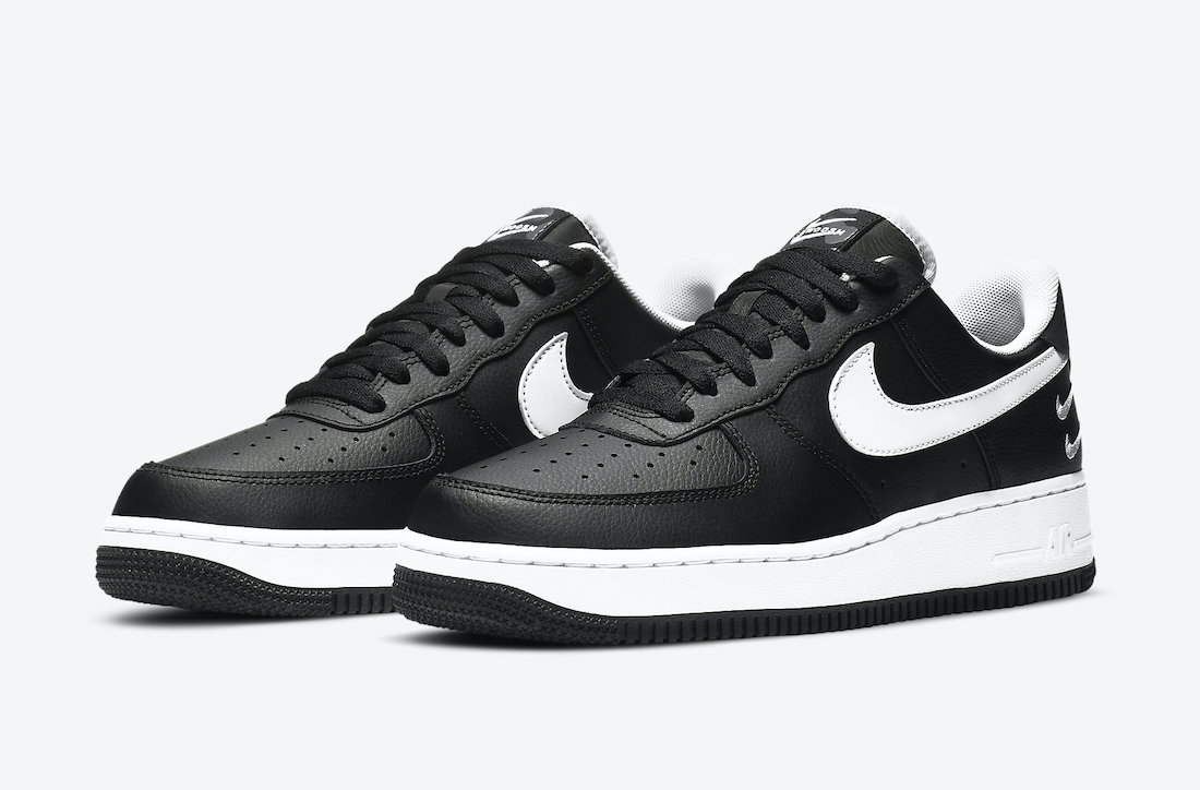 nike air force 1 low black and grey