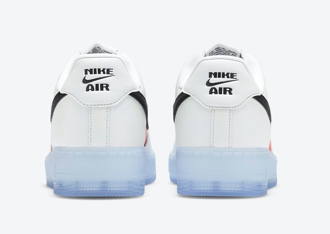Nike Air Force 1 Low EMB White Black Red CT2295-110 Release Date ...
