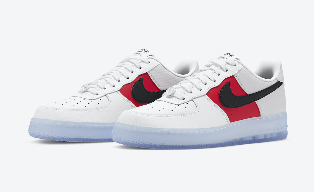 Nike Air Force 1 Low EMB White Black Red CT2295-110 Release Date Info