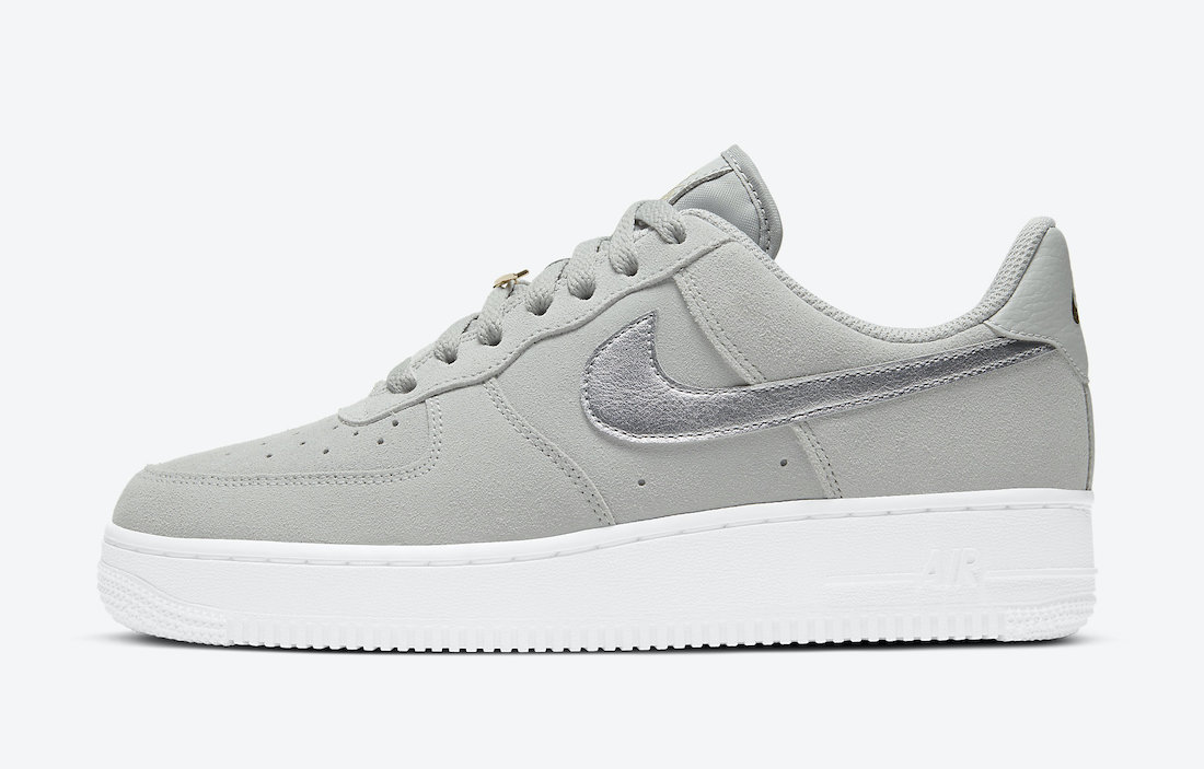 nike air force 1 womens grey suede