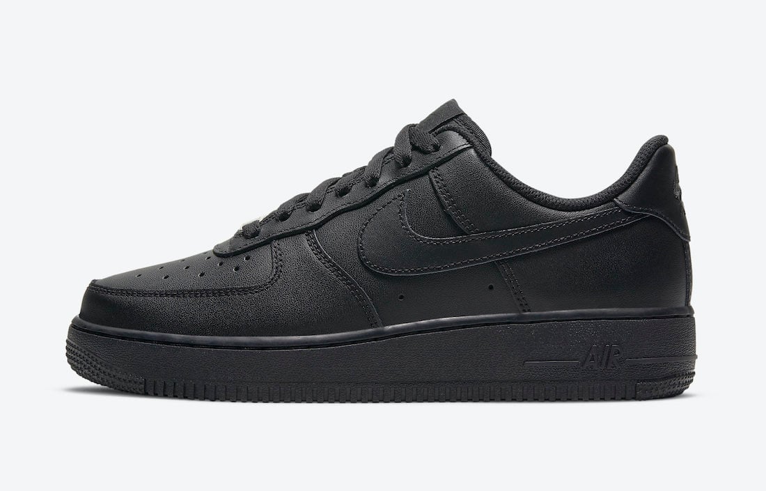 Nike Air Force 1 Low Triple Black DD8959-001 Release Date Info