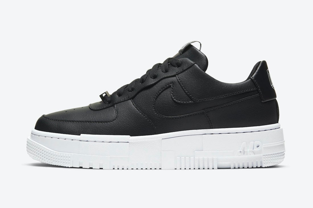 Nike Air Force 1 Pixel Black White CK6649-001 Release Date Info