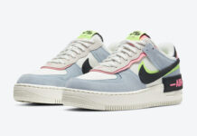 nike air force 1 flyknit 2.0 ocean fog