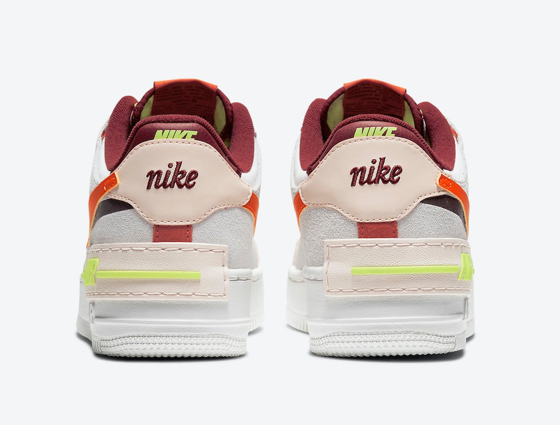 Nike Air Force 1 Shadow Team Red Orange CU8591-600 Release Date Info