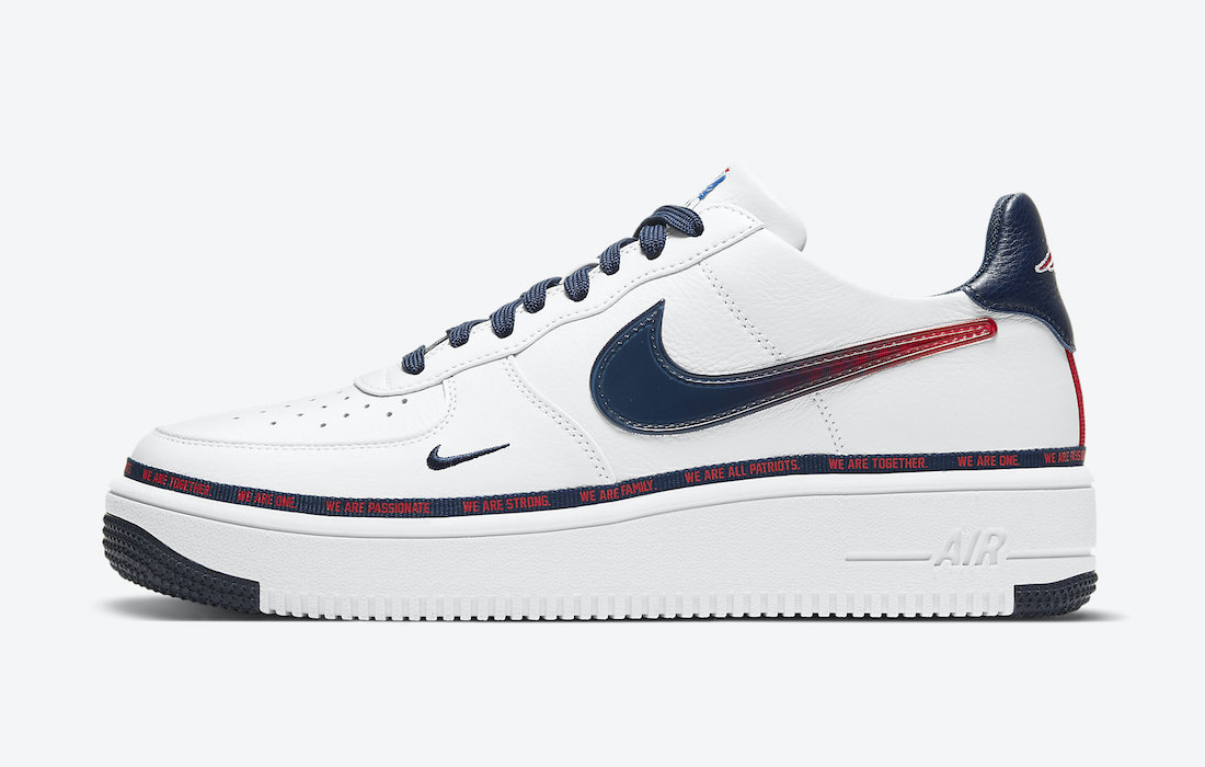 Nike Air Force 1 Ultraforce New England Patriots DB6316-100 Release Date Info