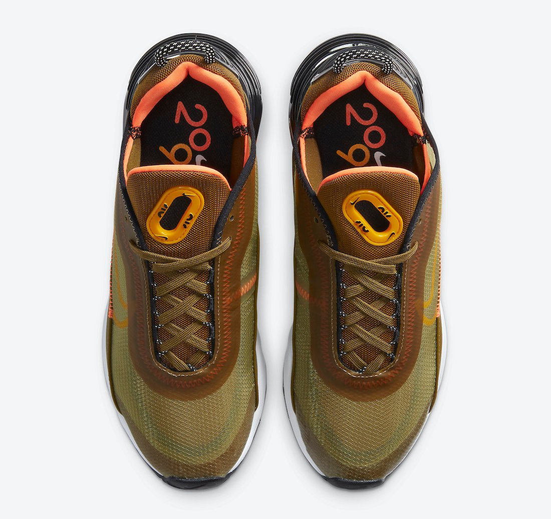 Nike Air Max 2090 Olive Flak University Gold DC1875-300 Release Date Info